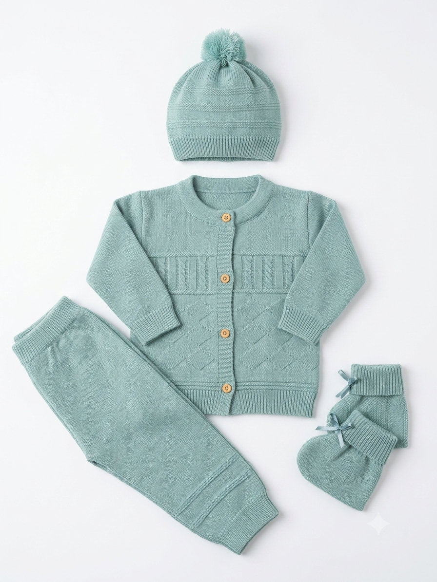 Conjunto Tejido 4 Piezas