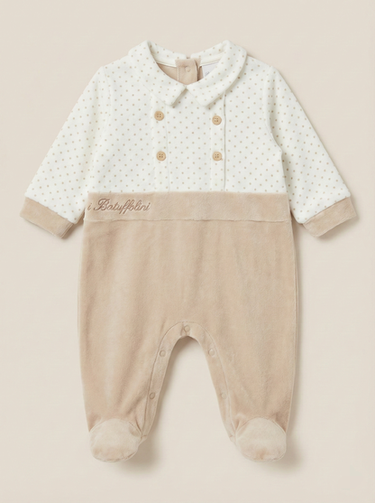 Traje de gala bebé
​Enterizoo elegante para varón
​bebé recién nacido
​Enterizo estilo traje
​Ropa de presentación 
​Regalo de padrinos
