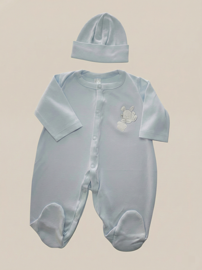 Enterizo con Gorro - 100% Algodón Pima - Beno Bebe