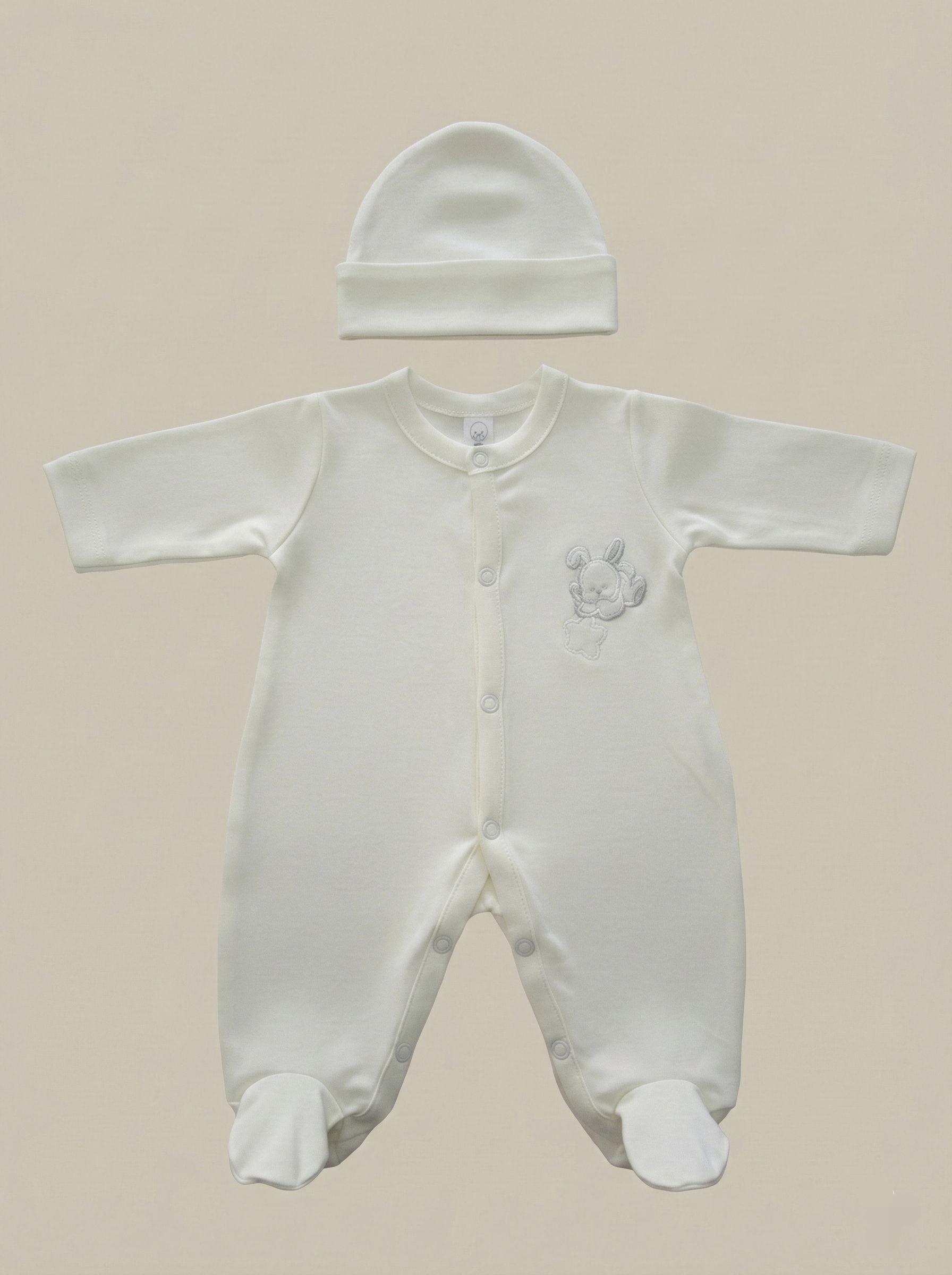 Enterizo con Gorro - 100% Algodón Pima - Beno Bebe