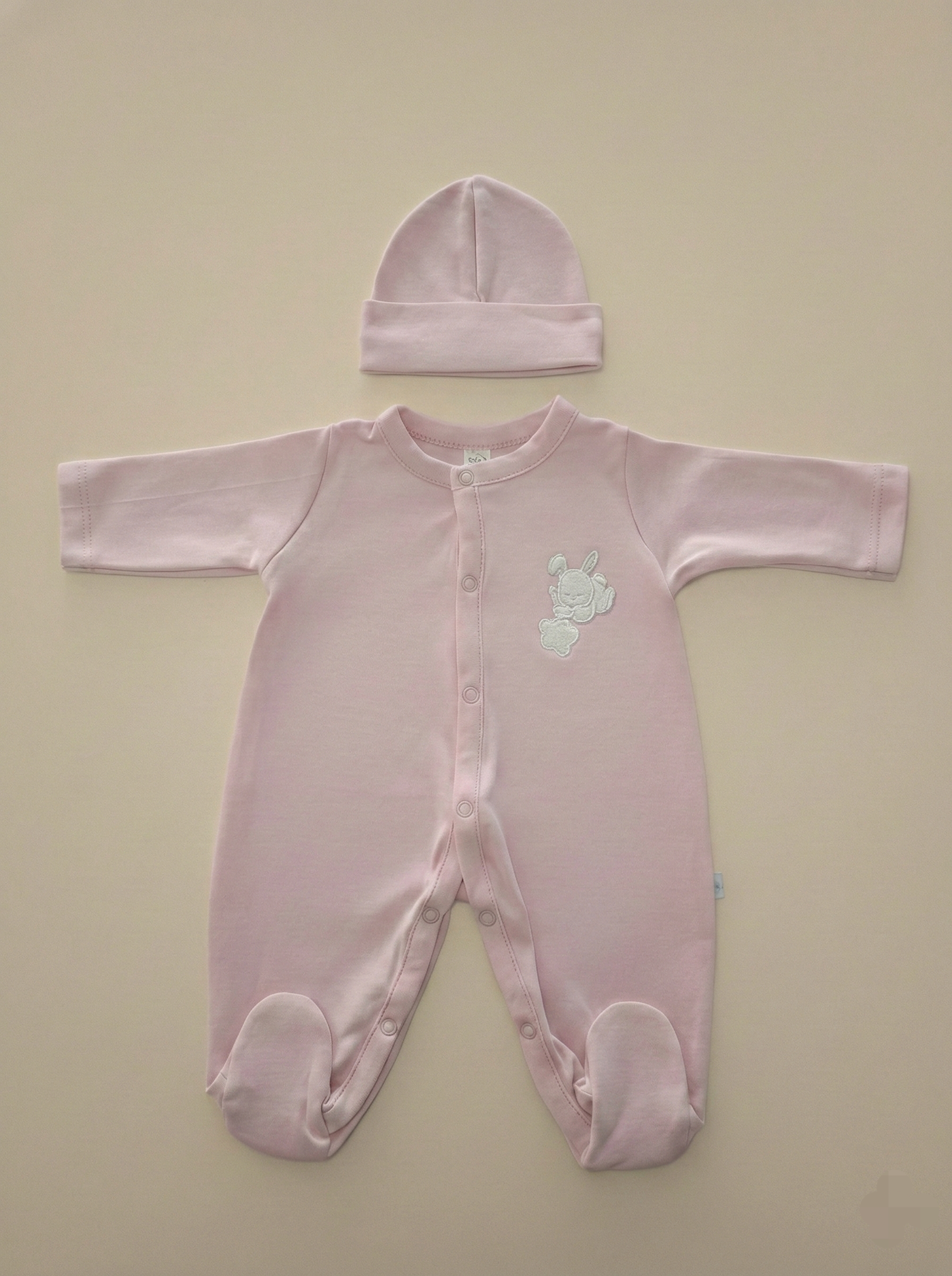 Enterizo con Gorro - 100% Algodón Pima - Beno Bebe