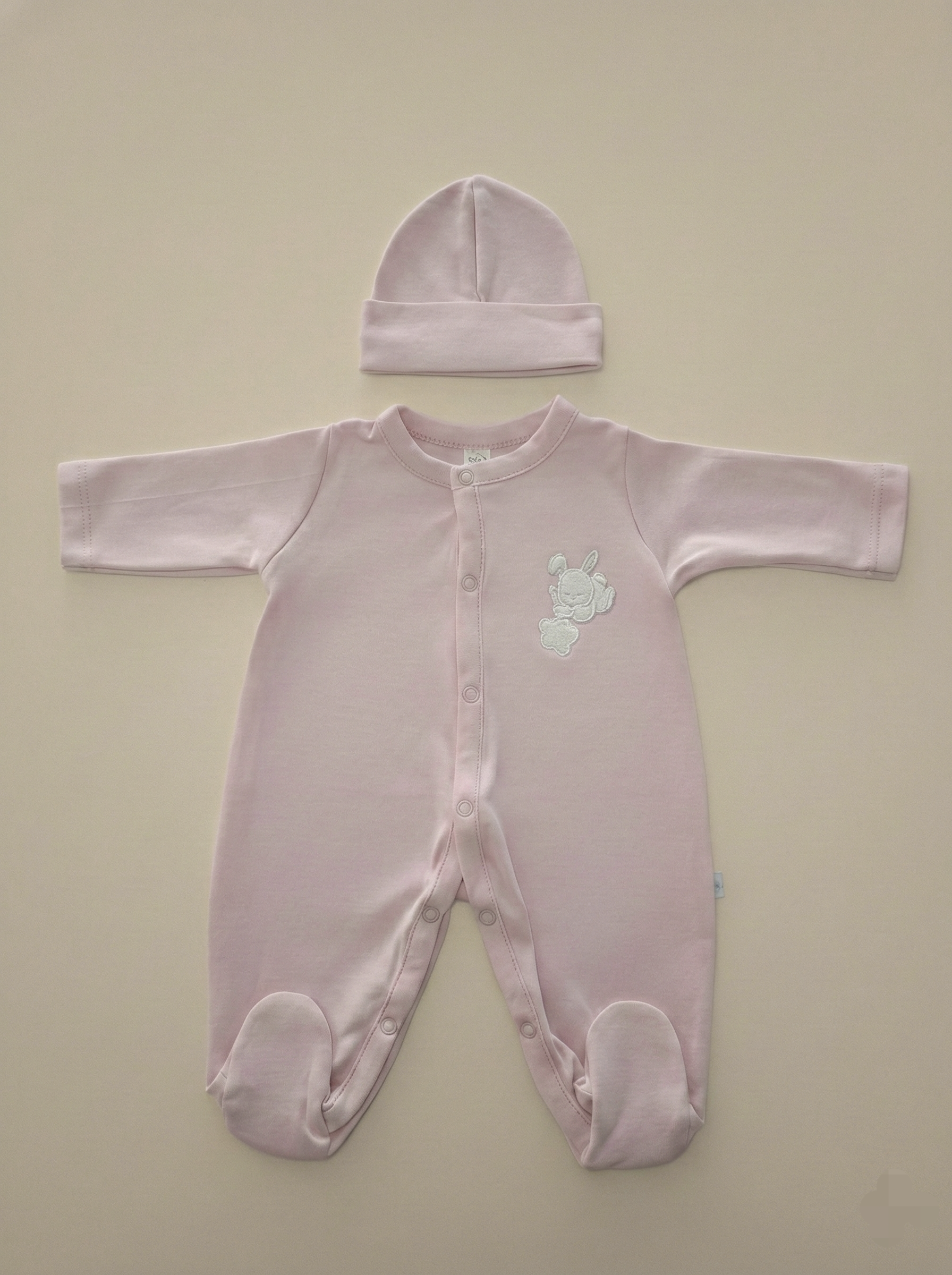 Enterizo con Gorro - 100% Algodón Pima - Beno Bebe