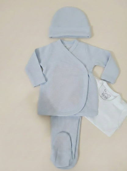 Conjunto Punto Inglés 4 piezas Algodón Pima - Beno Bebe