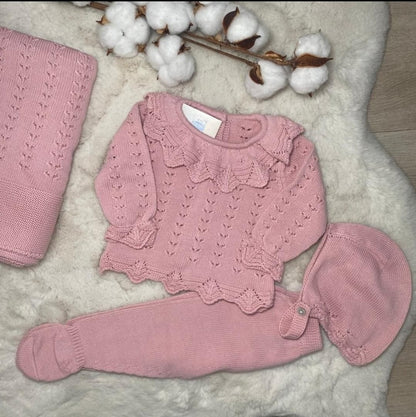 Conjunto Tejido Español Volante