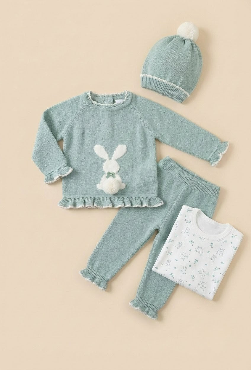 Conjunto Tejido Conejo