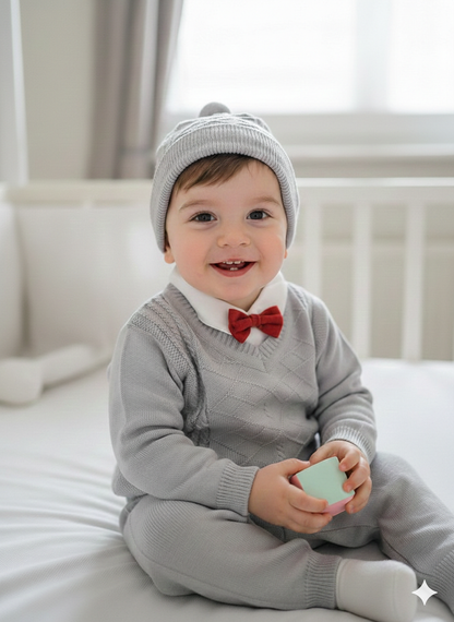 Conjunto Tejido Corbatín