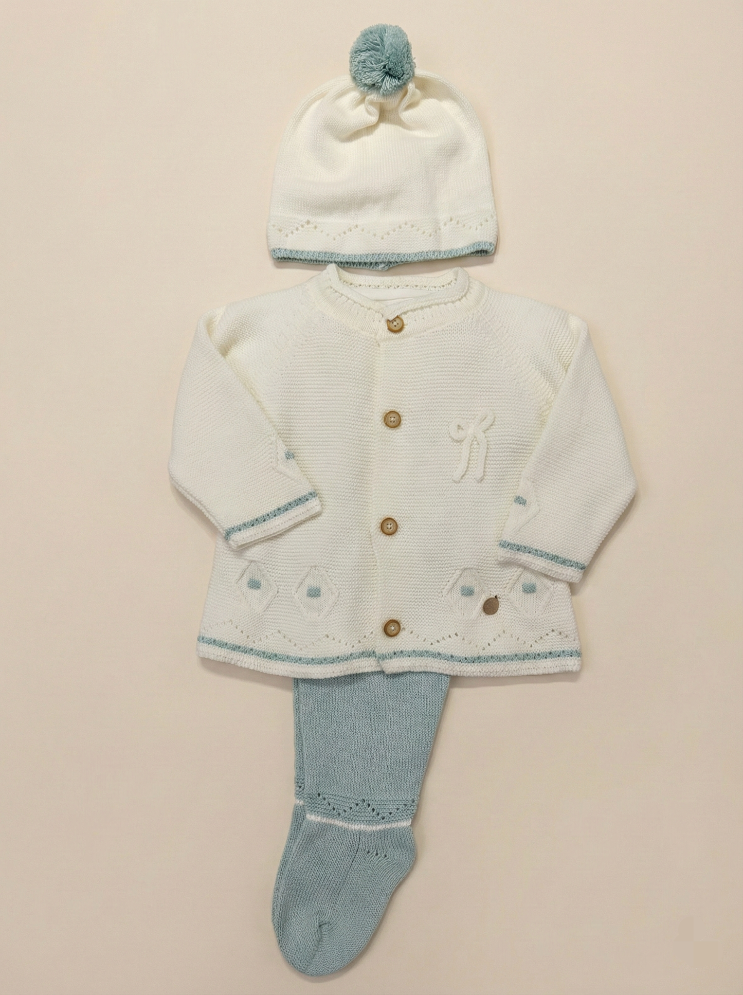 Conjunto Conejo Punto Inglés 4 piezas Algodón Pima