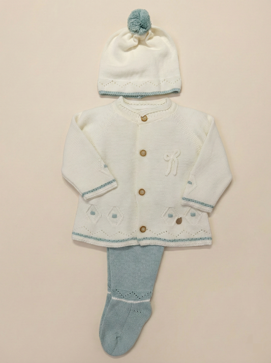 Conjunto Conejo Punto Inglés 4 piezas Algodón Pima