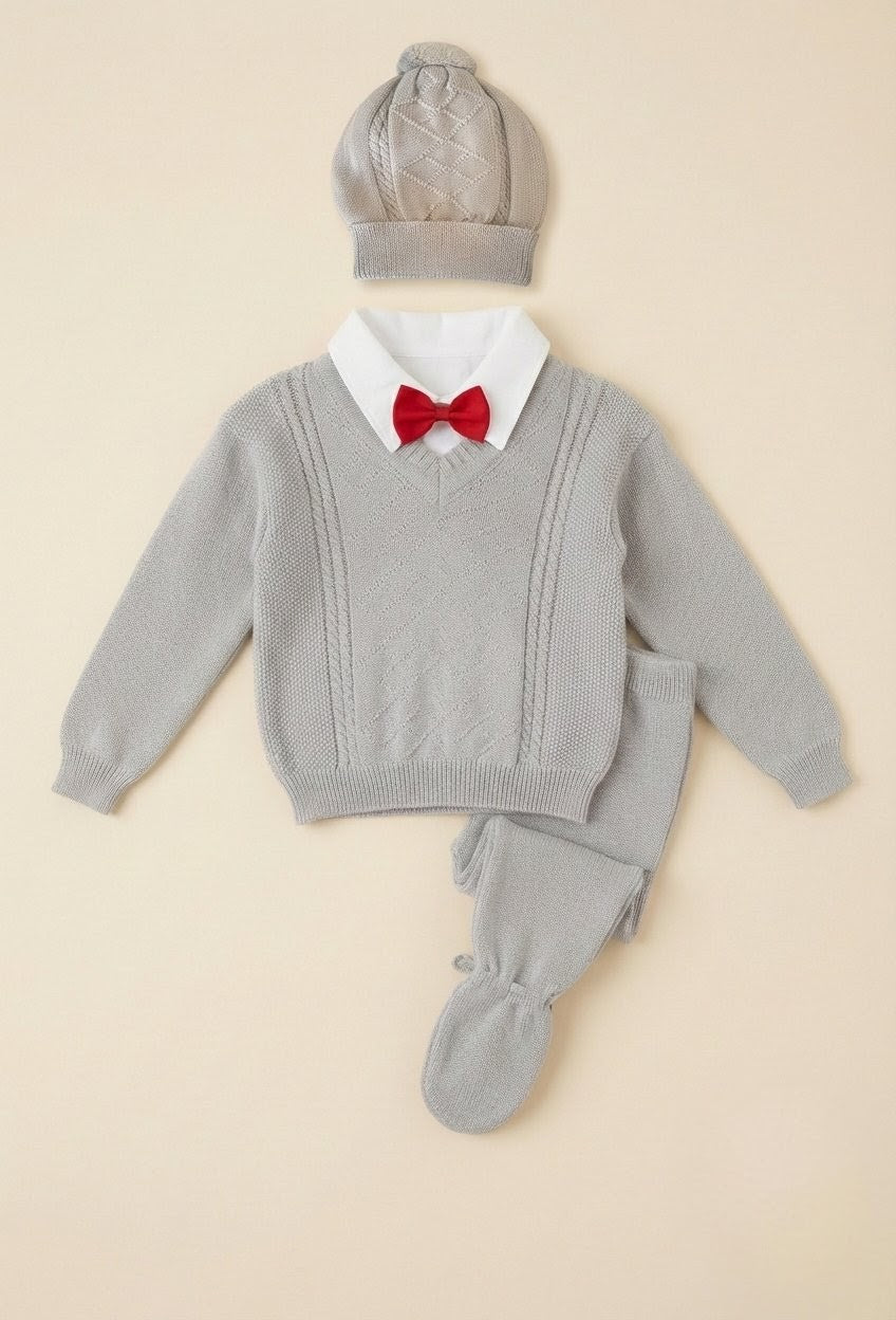 Conjunto Tejido Corbatín