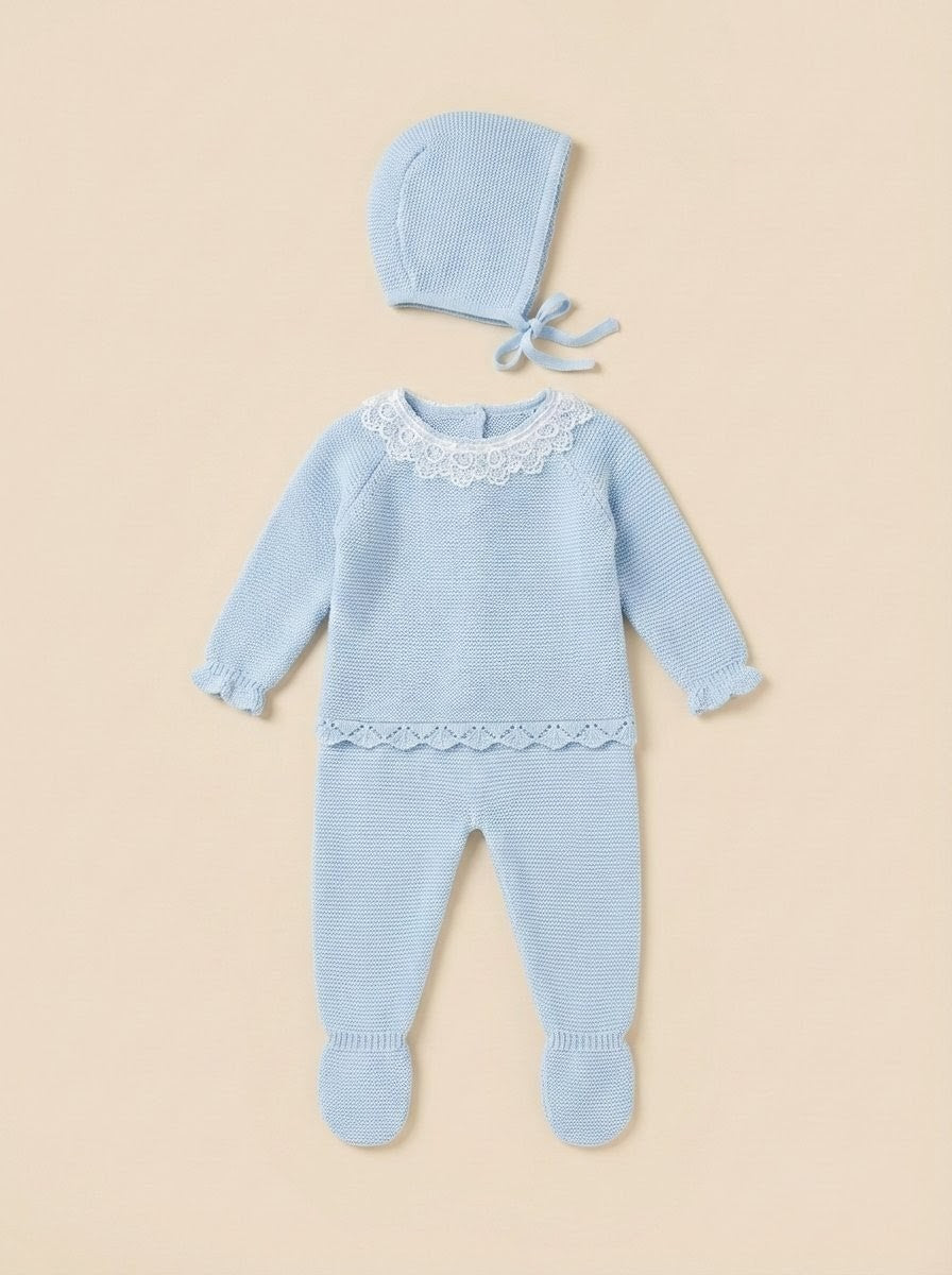 Conjunto Tejido Español Bordado