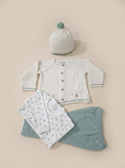 Conjunto Tejido Hilo Algodón