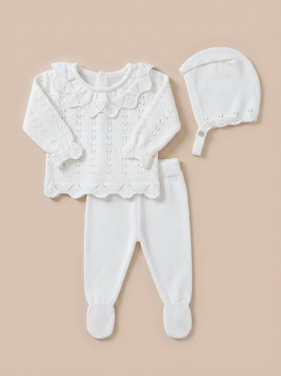 Conjunto Tejido Español Volante