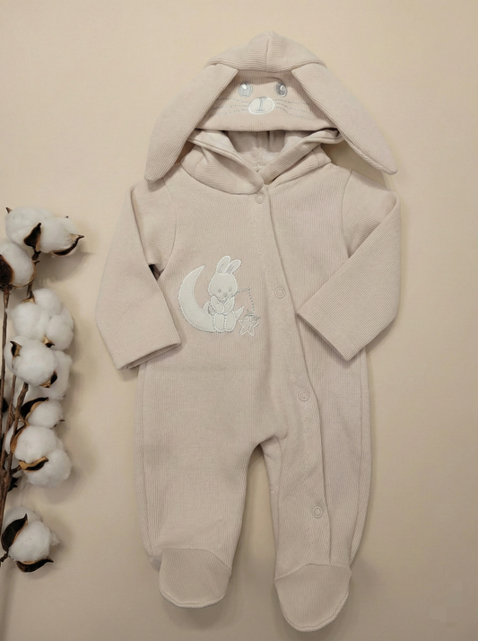 Enterizo Conejo Punto Inglés Algodón Pima