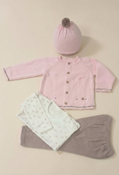 Conjunto Tejido Hilo Algodón