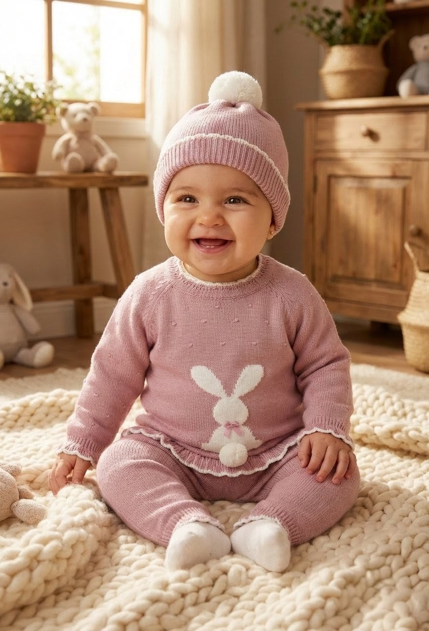 Conjunto Tejido Conejo